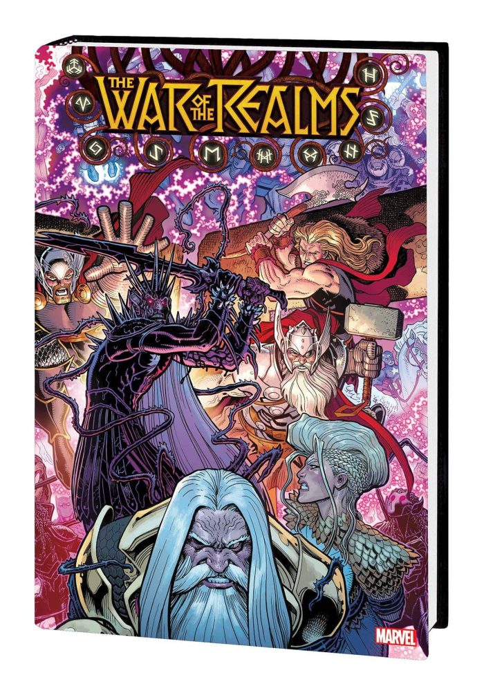 war-of-the-realms-omnibus-dm-direct-market-cover-marvel-oversized-hardcover-comics-shop-bugle-europe-buy-cheap