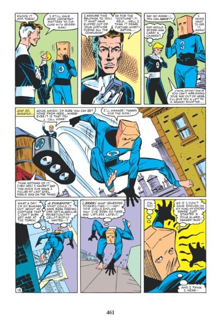 SPIDER-MAN THE COMPLETE BLACK COSTUME SAGA OMNIBUS MISPRINT 1 PAGE