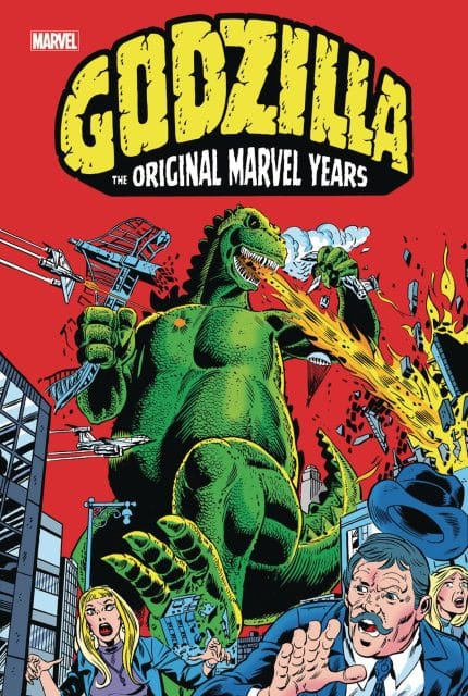 GODZILLA: THE ORIGINAL MARVEL YEARS OMNIBUS HERB TRIMPE FIRST ISSUE COVER [DM ONLY]
