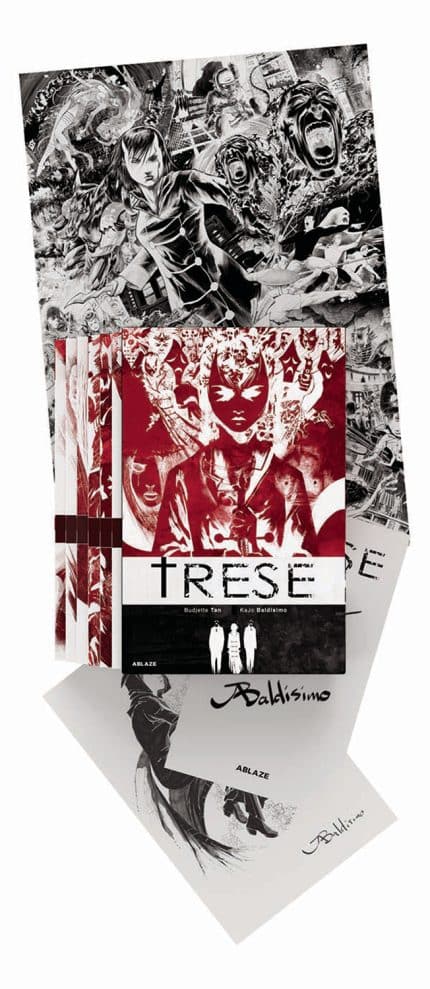 TRESE BOX SET GN VOL 01- 06 SIGNED & SKETCH