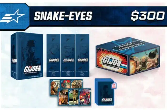 G.I. JOE: A REAL AMERICAN HERO Compendium Box Set ONLY — Snake Eyes Edition