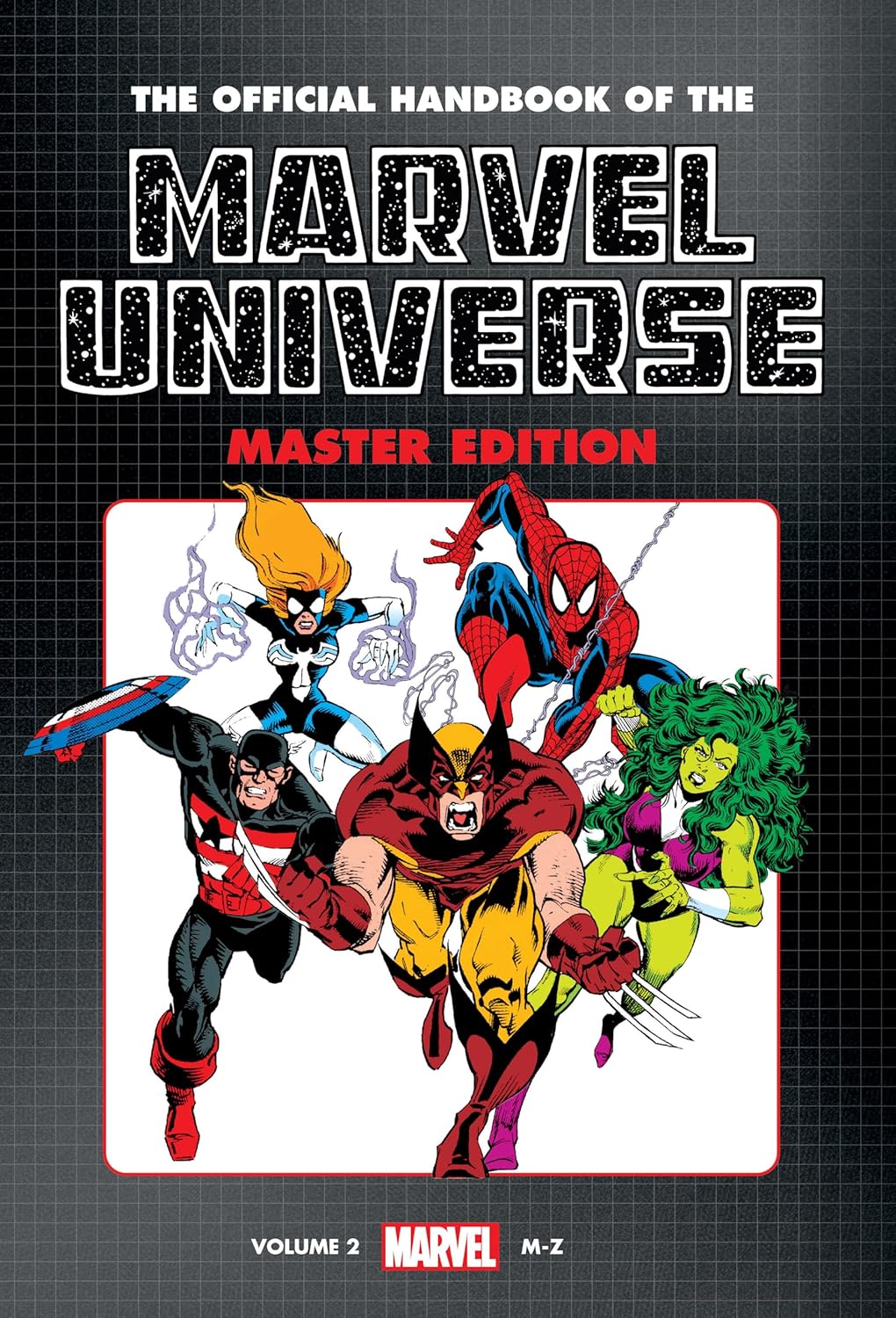 official-handbook-of-the-marvel-universe-master-edition-omnibus-vol-2-heroes-cover-buy-cheap-comics-europe-shop-bugle OFFICIAL HANDBOOK OF THE MARVEL UNIVERSE: MASTER EDITION OMNIBUS VOL. 2 HEROES COVER