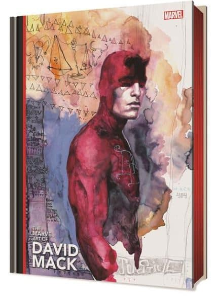 MARVEL ART OF DAVID MACK HC DIRECT MARKET ED-comics-bugle-hardcover
