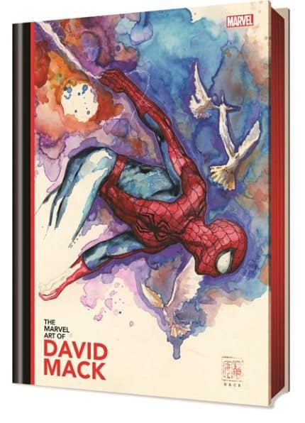 MARVEL ART OF DAVID MACK HC-comics-bugle-hardcover