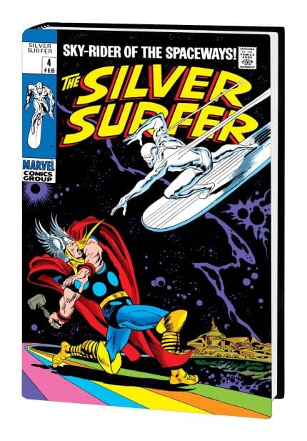 SILVER SURFER OMNIBUS VOL. 1 JOHN BUSCEMA THOR COVER [NEW PRINTING 2, DM ONLY]