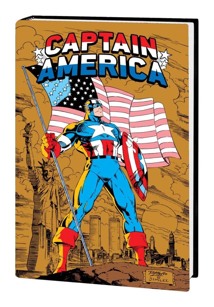 CAPTAIN AMERICA BY MARK GRUENWALD OMNIBUS VOL. 2 RON LIM ANNIVERSARY COVER