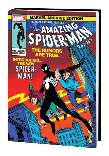 MARVEL ARCHIVE EDITION: AMAZING SPIDER-MAN - THE BLACK COSTUME: YEAR ONE GALLERY EDITION RON FRENZ ORIGINAL FIRST ISSUE COVER