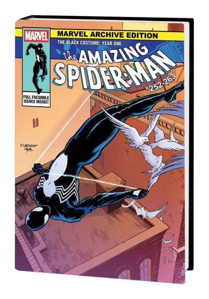 MARVEL ARCHIVE EDITION: AMAZING SPIDER-MAN - THE BLACK COSTUME: YEAR ONE GALLERY EDITION CHARLES VESS HIDDEN GEM COVER [DM ONLY]