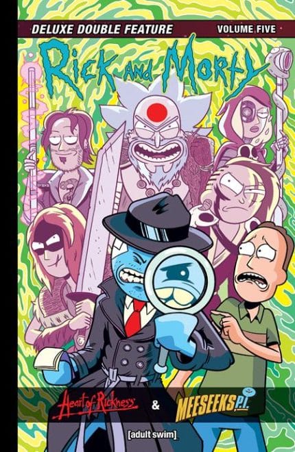RICK AND MORTY DELUXE DOUBLE FEATURE HC VOL 5 (MR) RICK AND MORTY DELUXE DOUBLE FEATURE HC VOL 5