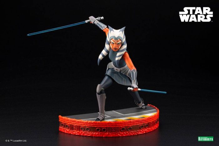 Kotobukiya Star Wars The Clone Wars ARTFX PVC Statue 1/7 Ahsoka Tano Escape from the Clones 24 cm