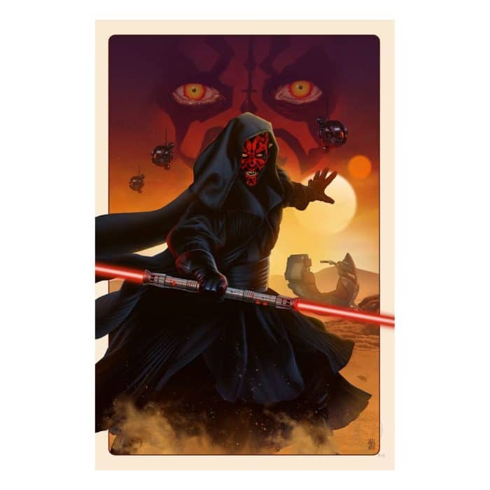 Sideshow Collectibles Star Wars Art Print Darth Maul: The Phantom Menace 41 x 61 cm - unframed