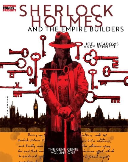 SHERLOCK HOLMES AND THE EMPIRE BUILDERS HC VOL 01 THE GENE GENIE MARK CHIARELLO NEW PRINTING