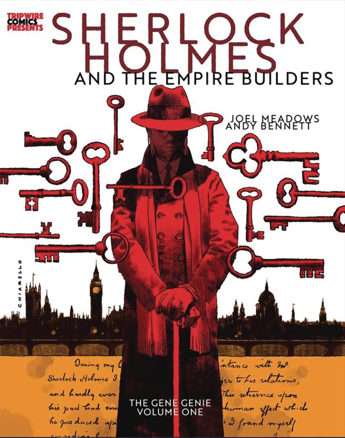 SHERLOCK HOLMES AND THE EMPIRE BUILDERS TP VOL 01 THE GENE GENIE MARK CHIARELLO