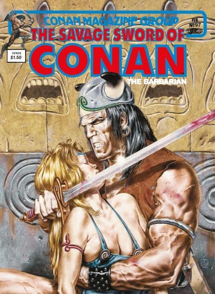 The Savage Sword Of Conan: The Original Comics Omnibus Vol. 7 DM Cover