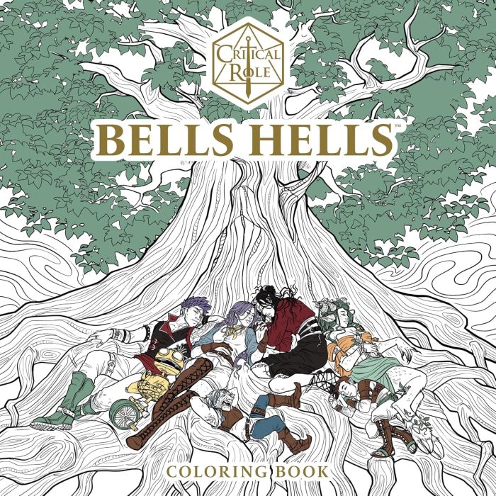 Critical Role: Bells Hells Coloring Book TP