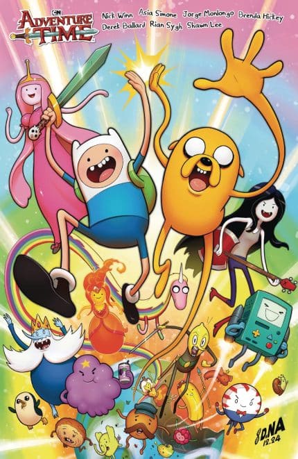 ADVENTURE TIME HC VOL 01 BEST OF BUDS DIRECT MARKET EXCLUSIVE DAVID NAKAYAMA CVR