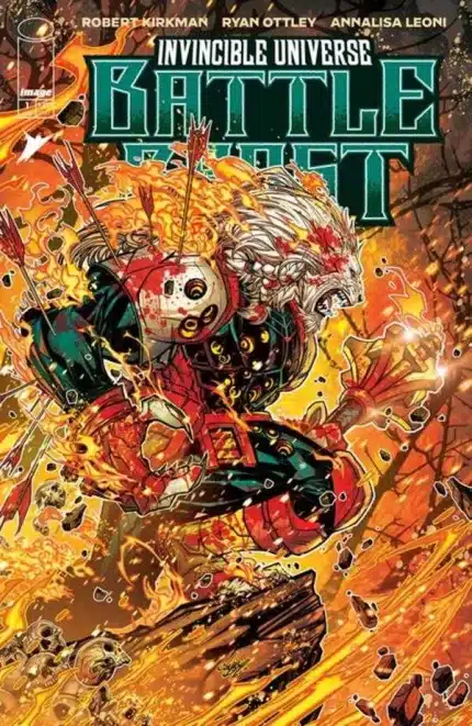 Invincible Universe Battle Beast #1 Cover G Jonboy Meyers Foil 1:100 Ratio Variant