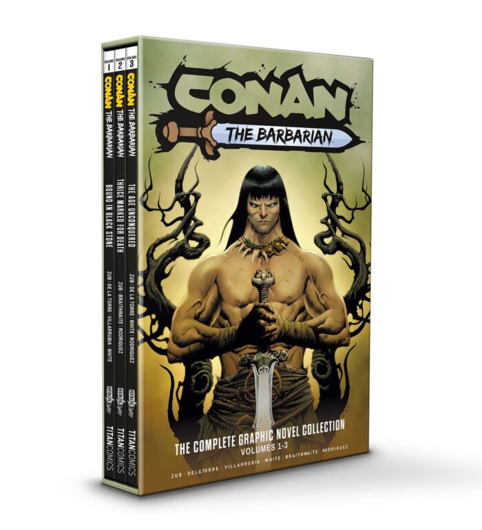 CONAN THE BARBARIAN TP VOL 01-03 SLIPCASE SET DIRECT MARKET EDITION JAE LEE CVR