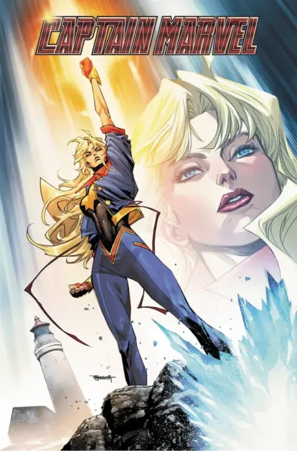 Captain Marvel: Highest, Furthest, Fastest Omnibus Stephen Segovia Cover [DM Only]Captain Marvel: Highest, Furthest, Fastest Omnibus Stephen Segovia Cover [DM Only]