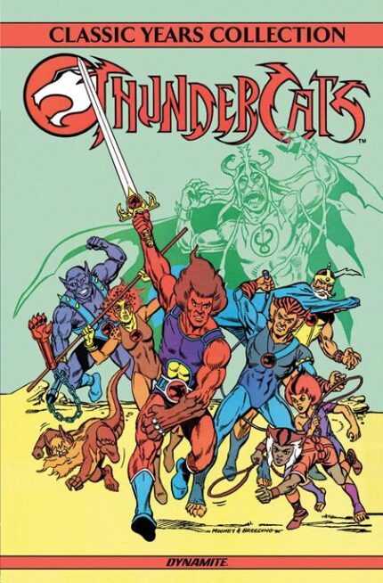 THUNDERCATS CLASSIC YEARS COLLECTION OMNIBUS HC CLASSIC COVER SIGNED BY LARRY KENNEY