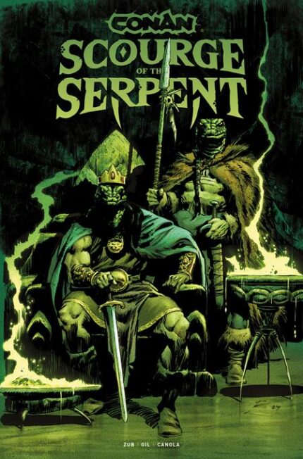 CONAN THE BARBARIAN SCOURGE OF THE SERPENT TP VOL 01 DIRECT MARKET EDITION ROBERTO DE LA TORRE GLOW IN THE DARK CVR