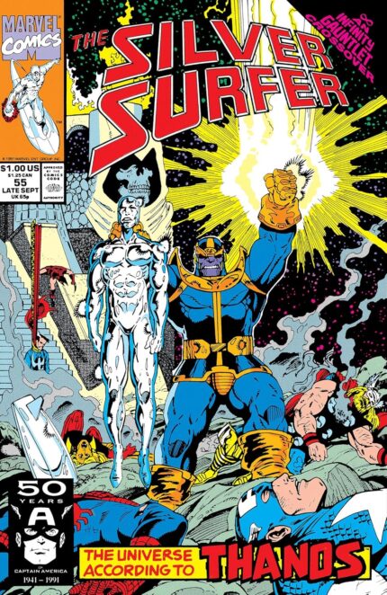 Silver Surfer: The Infinity Gauntlet Omnibus Ron Lim Infinity Gauntlet Cover